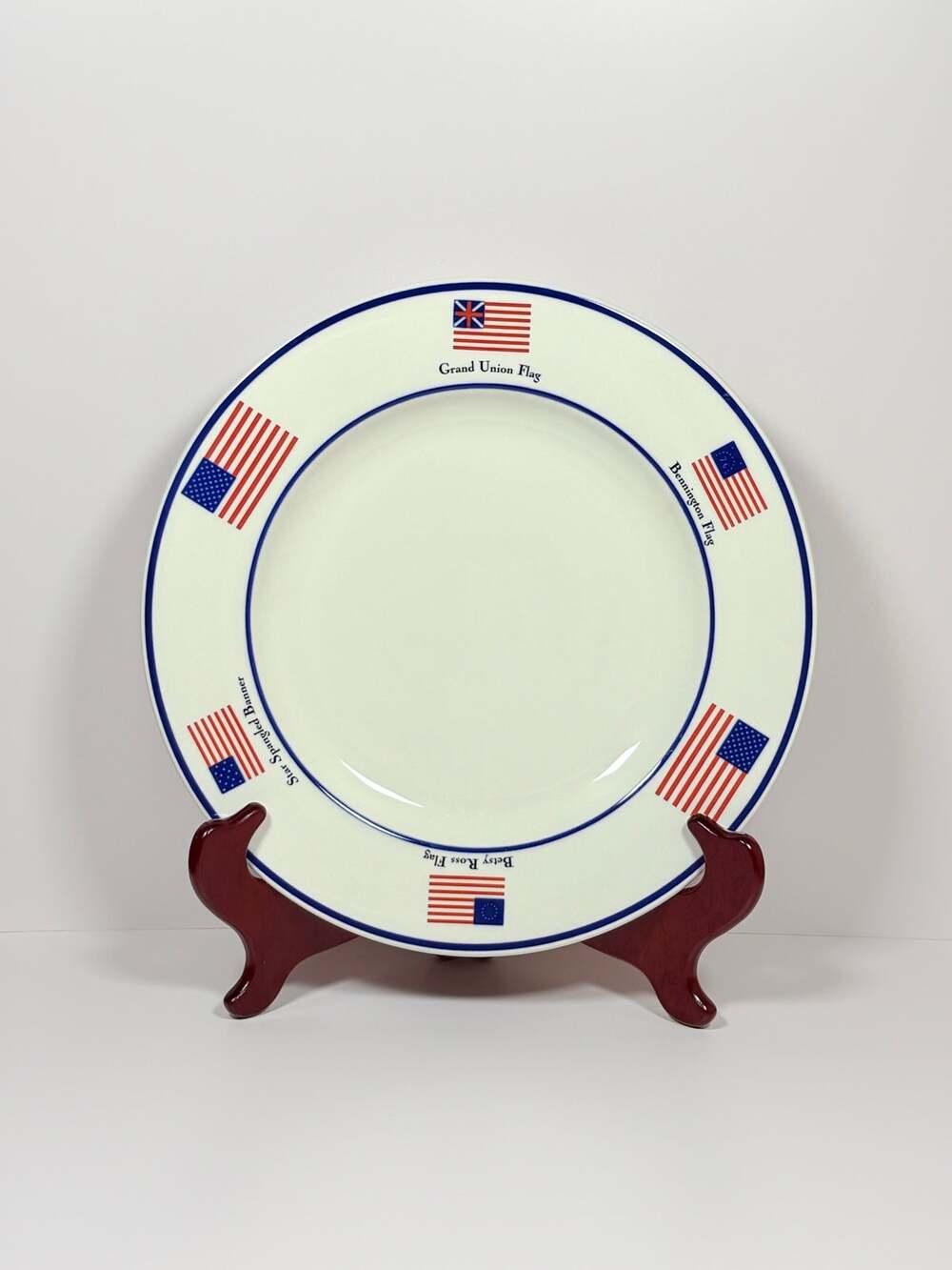 Syracuse China Historical Flags 12” Chop Plate
